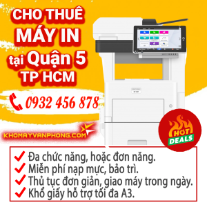 Cho thuê máy in tại Quận 5, TP.HCM