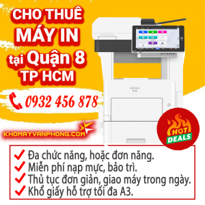 Cho thuê máy in tại Quận 8, TP.HCM
