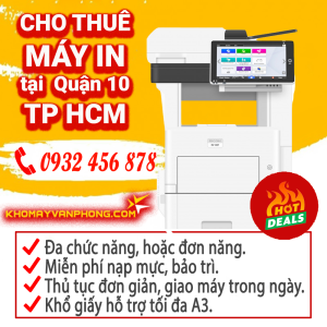 Cho thuê máy in tại Quận 10, TP.HCM
