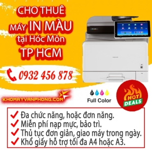 Cho thuê máy in màu Hóc Môn, Tp.HCM