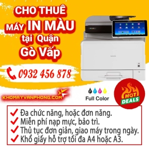 Cho thuê máy in màu Gò Vấp, Tp.HCM